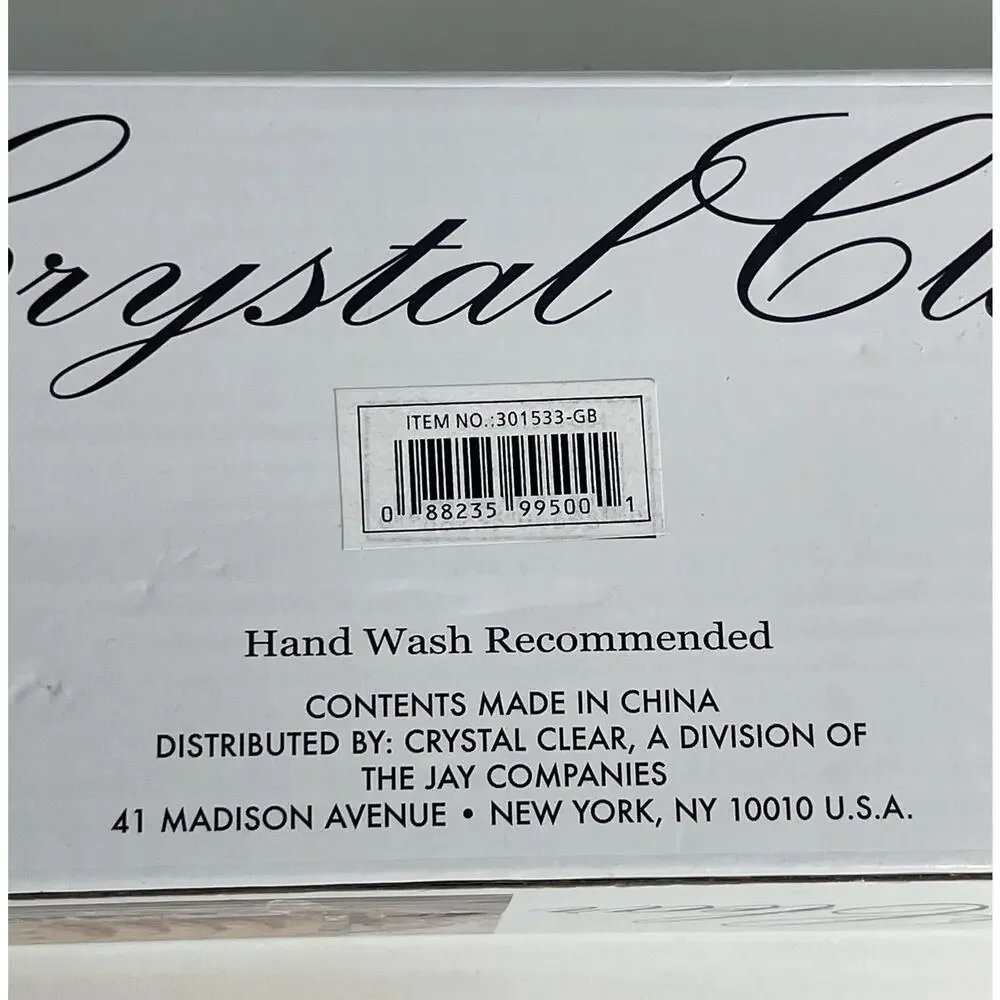 Crystal Clear Muirfield Crystal Cracker Tray New